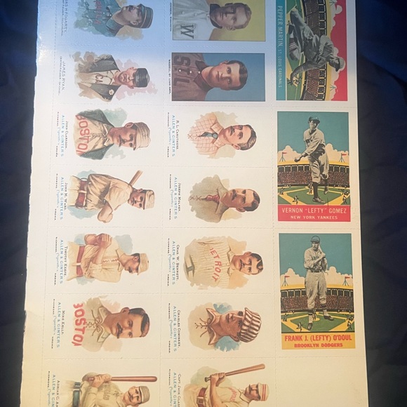1977 Dover Reprints Vintage Baseball Cards Book 8 Pages Pre-War BB Cards - Picture 15 of 16